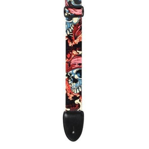 XTR Guitar Strap Pirate Skull
